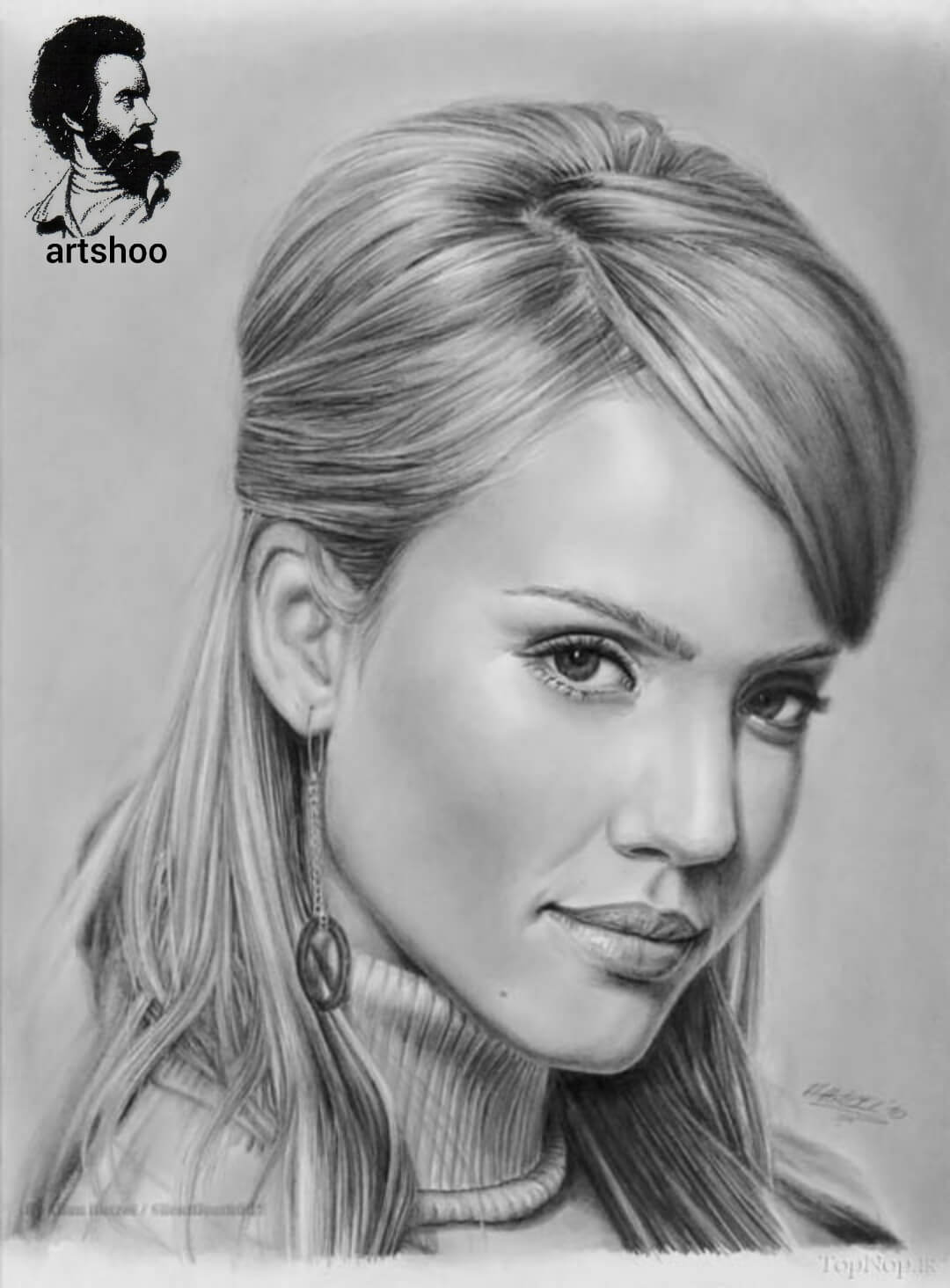 آموزش نقاشی سیاه قلم